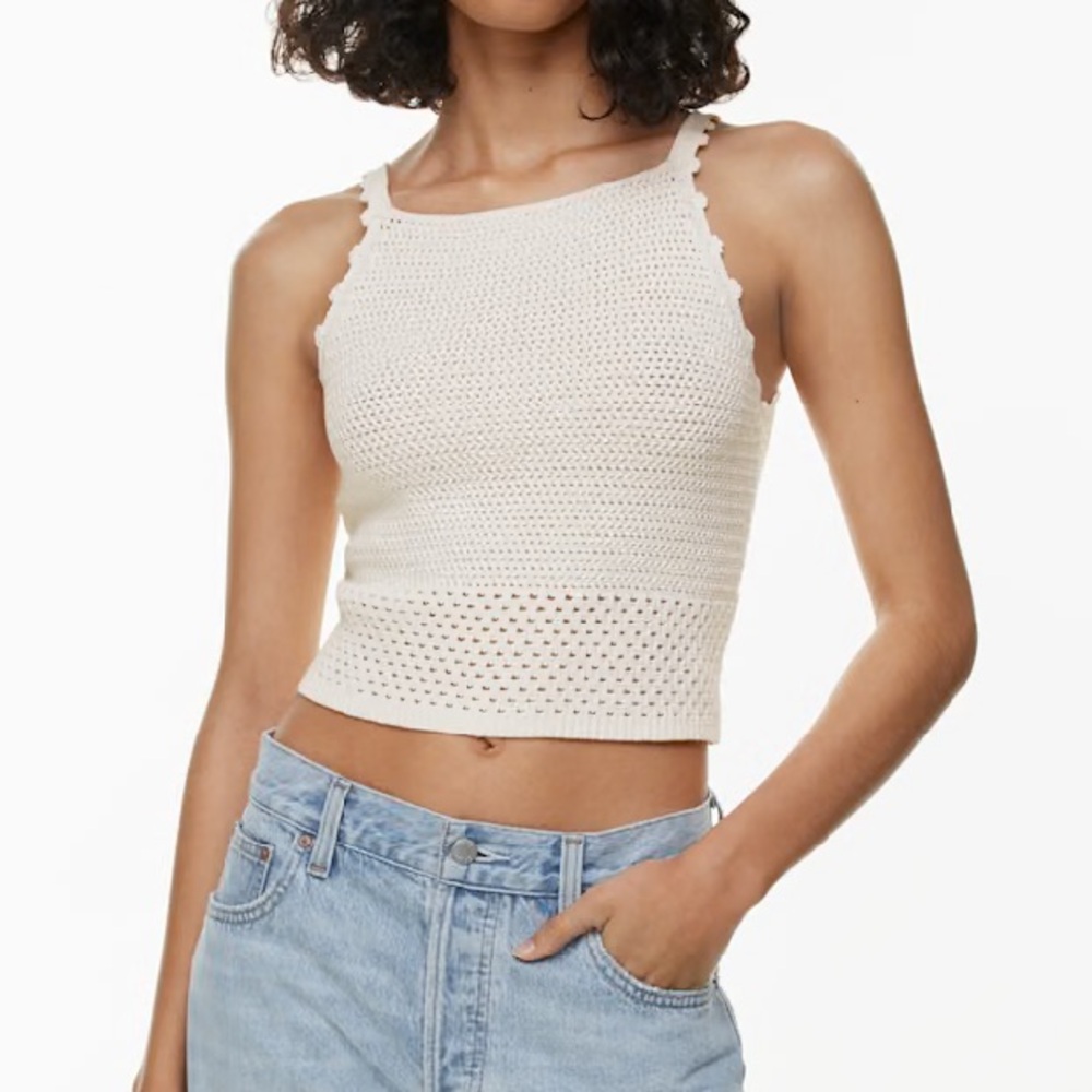 Aritzia Wilfred Sunset Crochet Top
